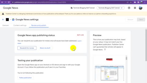 How To Techvids.in Website Re-Apply For Review and Published
