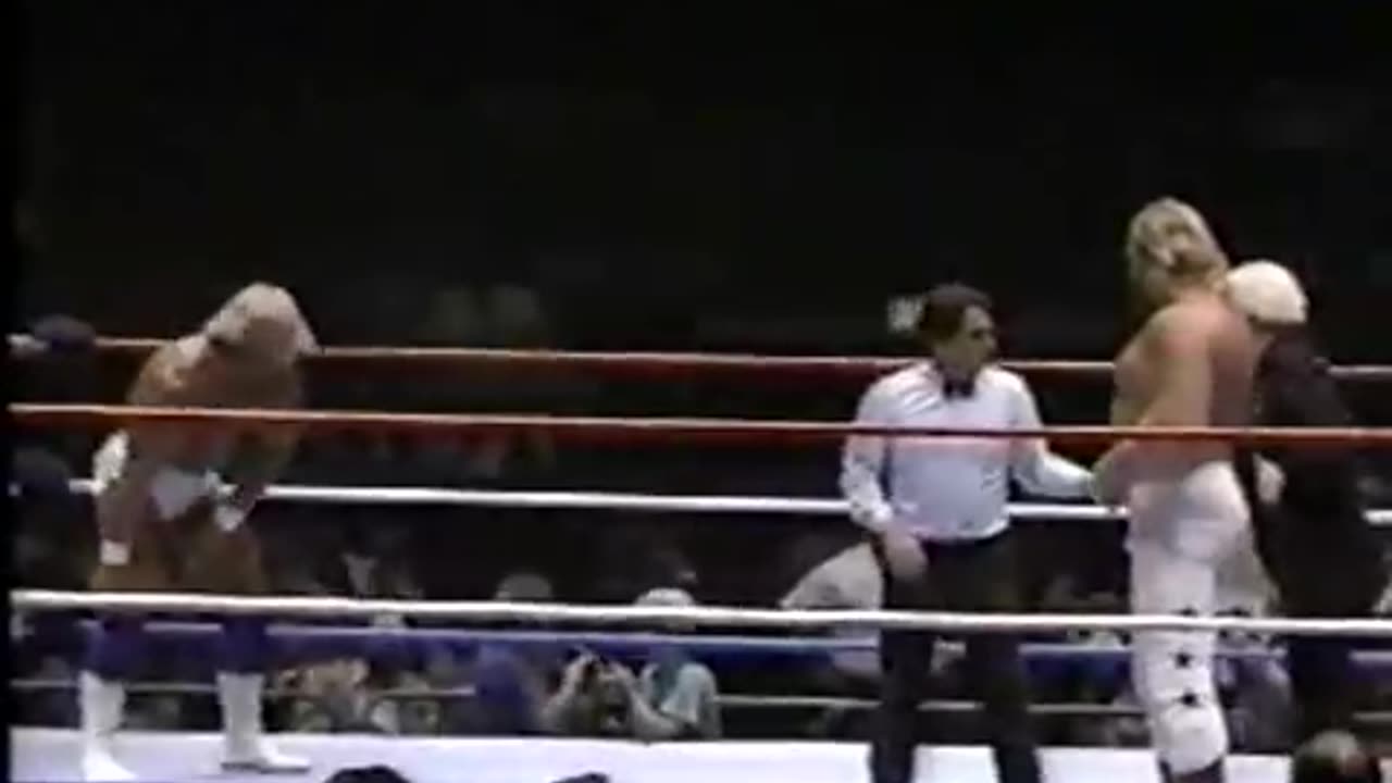 WWF Madison Square Garden MSG 09-22-1984 brutus beefcake vs sal balomo hulk hogan vs big john studd