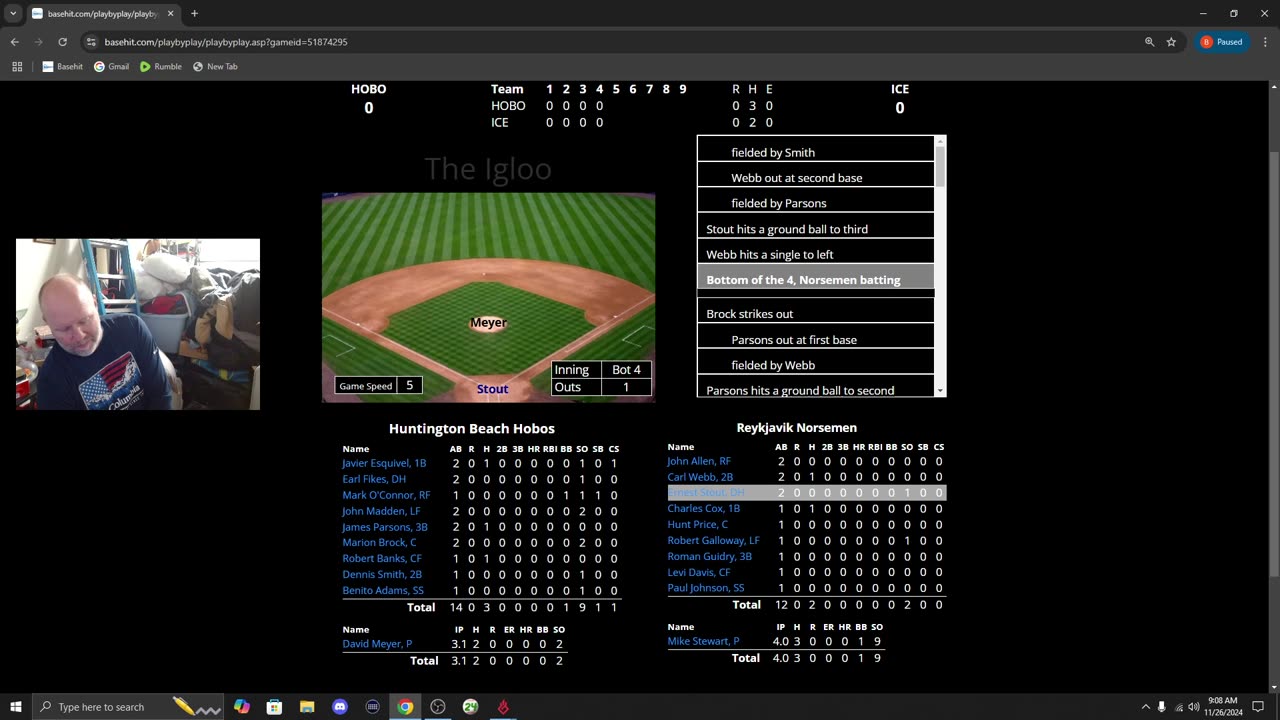 Hobos vs. Norsemen Gm. # 5