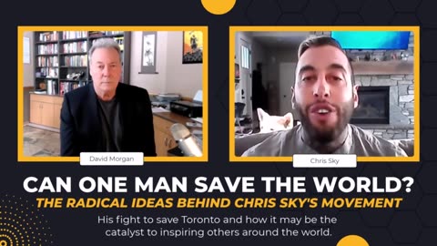Chris Sky⚡Joins David Morgan On The Morgan Report: CAN ONE MAN SAVE THE WORLD❓