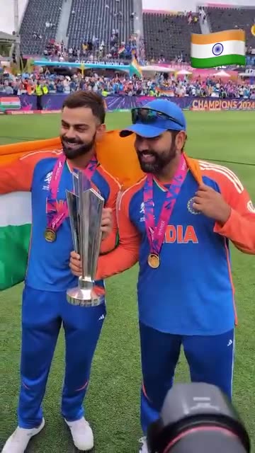 Virat kohli and Rohit Sharma #T20 World Cup2024winner 🏆 #TeamIndia 🇮🇳🇮🇳