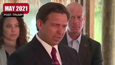 Watch Ron DeSantis in this video try to rewrite his history on vaccines.