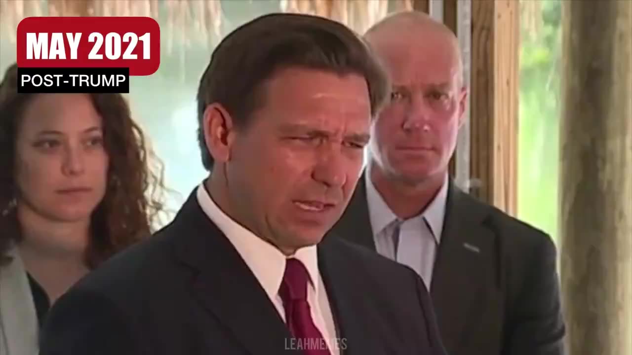 Watch Ron DeSantis in this video try to rewrite his history on vaccines.