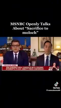 MSNBC Openly Talks about "Sacrifices to Moloch"