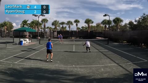 ROUND ROBIN 4.0 DOUBLES WITH THE GANG IN SARASOTA ON A HOT DAY!