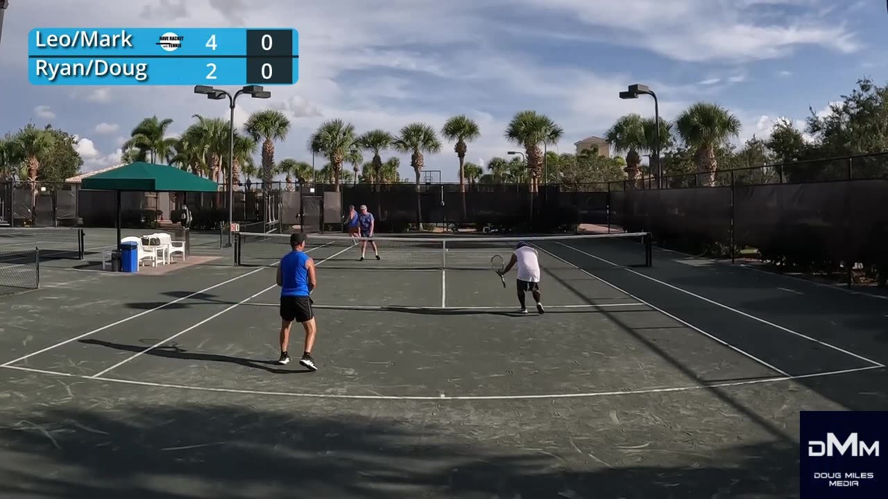 ROUND ROBIN 4.0 DOUBLES WITH THE GANG IN SARASOTA ON A HOT DAY!