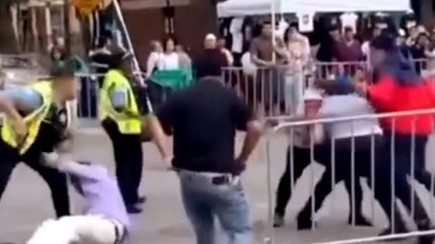 Chicago Mexican Parade: Machete Brawl