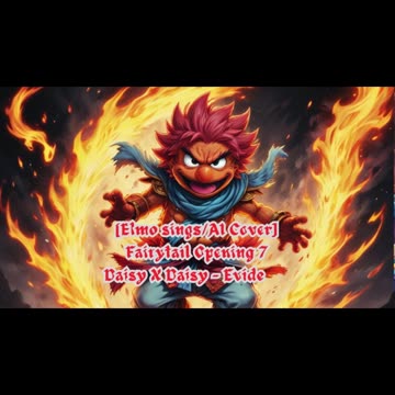 [Elmo sings/AI Cover] Fairy tail Opening 7 | Daisy X Daisy - Evidence