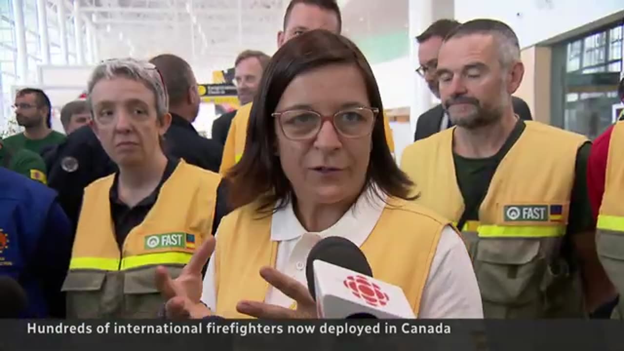 Candian weldfire crews get big Bost fromo verseas
