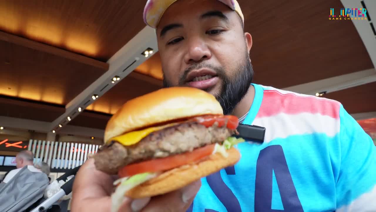 Banh Mi Burger at Disney Epcot Connections Eatery. I was quite surprised...