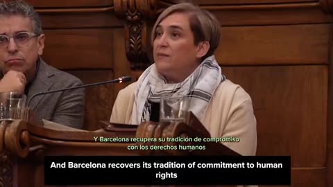 "Barcelona suspends all relations with the Government of Israel.