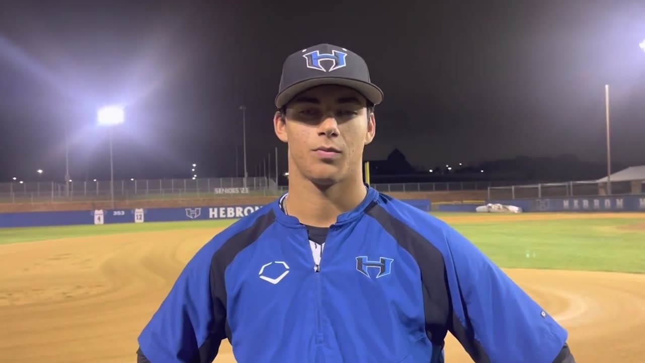 Hebron pitcher Marcos Paz with a 13 strikeout-performance