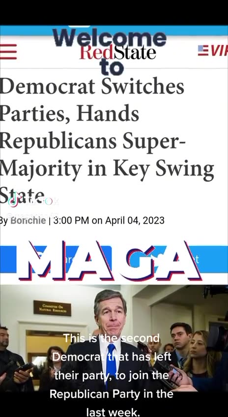 Another Democrat Switches Parties