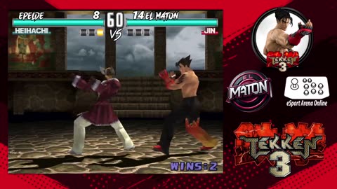 Tekken 3 • Luchas en linea • "Epelde" vs "ElMaton" • #casualplay #onlineplay #vs 2024/12/11