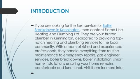 Get The Best Boiler Breakdowns in Kennington.