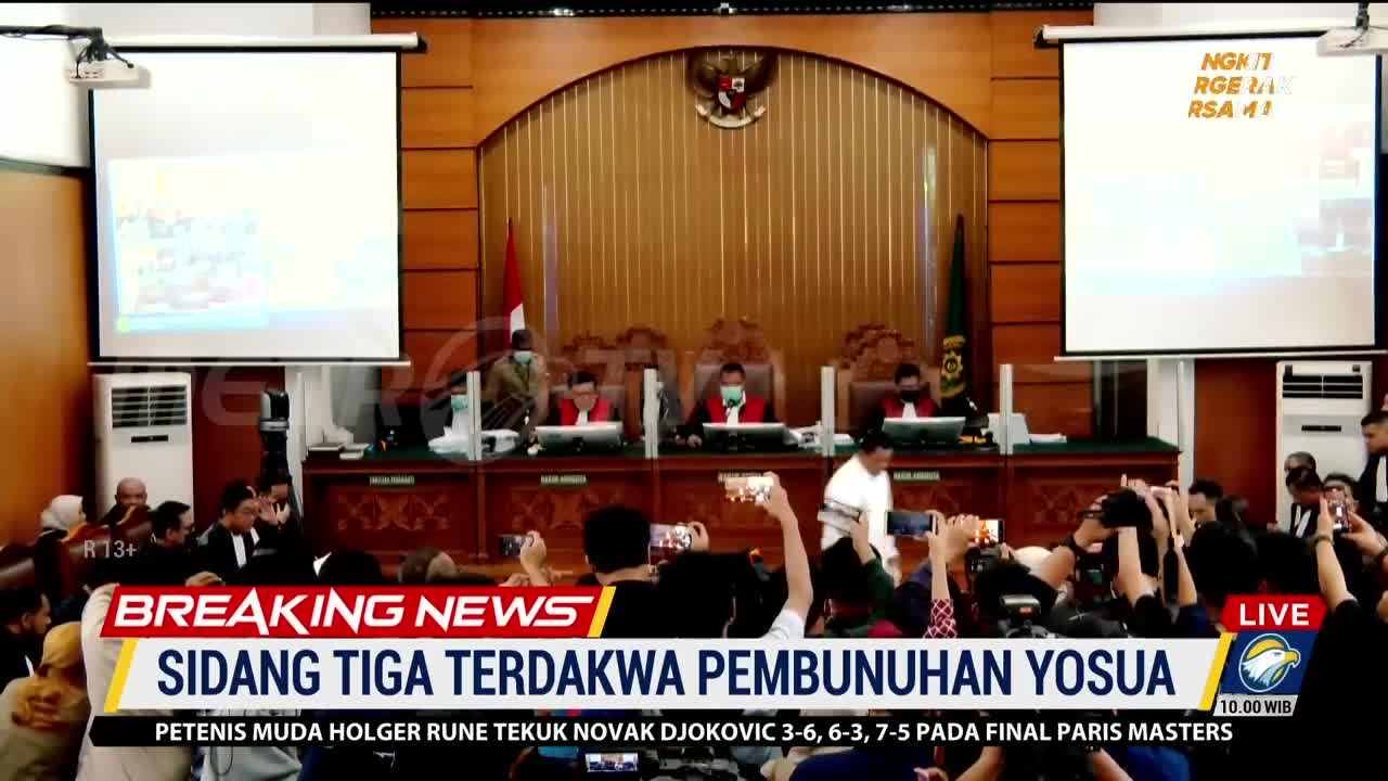 BREAKING NEWS - Gabungan 3 Terdakwa di Pengadilan Negeri Jakarta Selatan