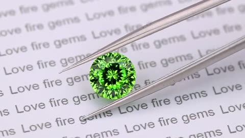 Natural Tsavorite Green Emerald Gemstone Round Cut 11.0mm 5.0 Cts VVS Gem Beads For Je