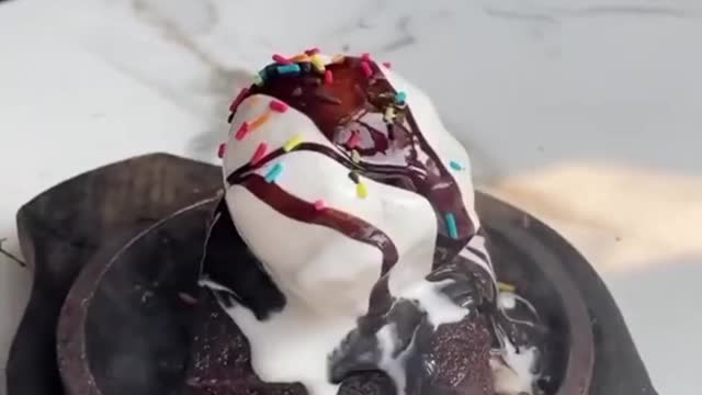 Hot ice cream