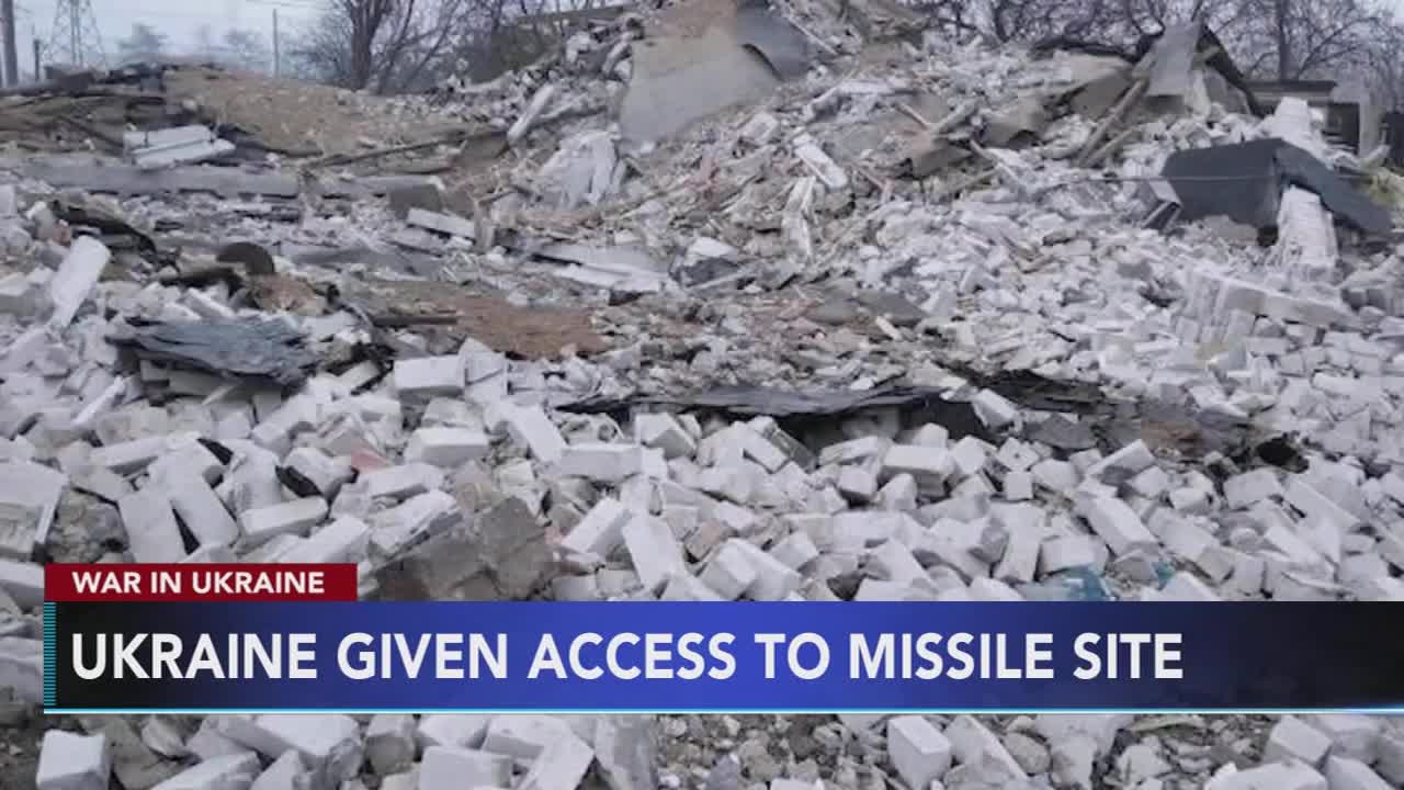 Ukraine given access to site of deadly missile explosion