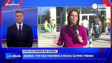 Seleção Brasileira faz último treino antes da chegada ao Catar