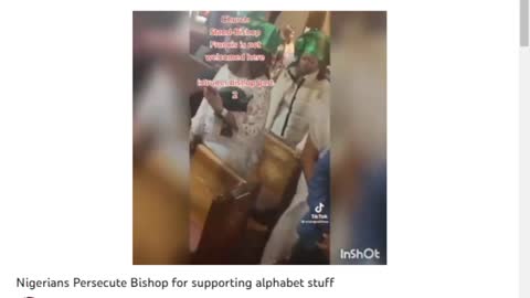 Nigerians Persecute Bishop for supporting alphabet stuff