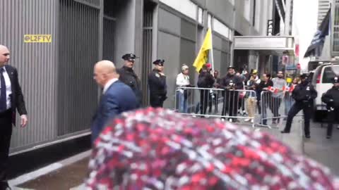 Hillary Clinton greeted by chants of ''lock her up'' in NYC some days ago