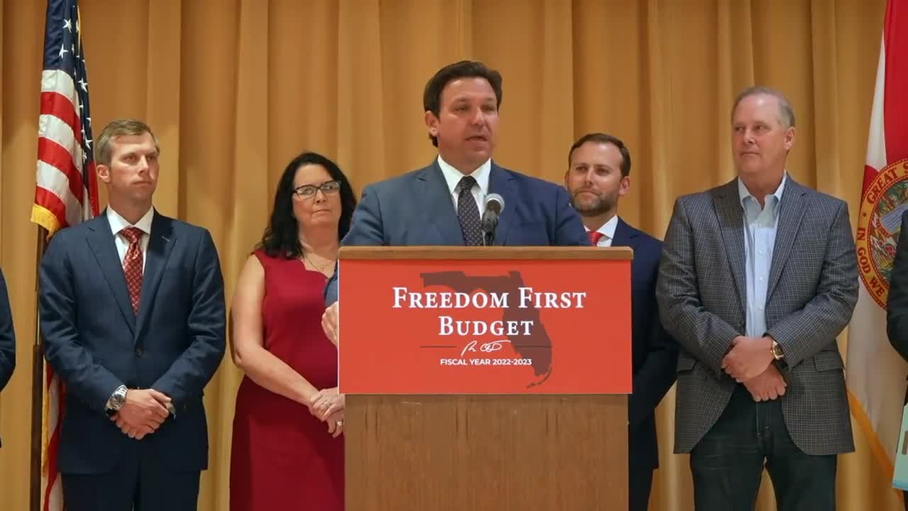 Gov RonDeSantis roasts Joe Biden 🙄 calls Him Brandon causing an economic crisis