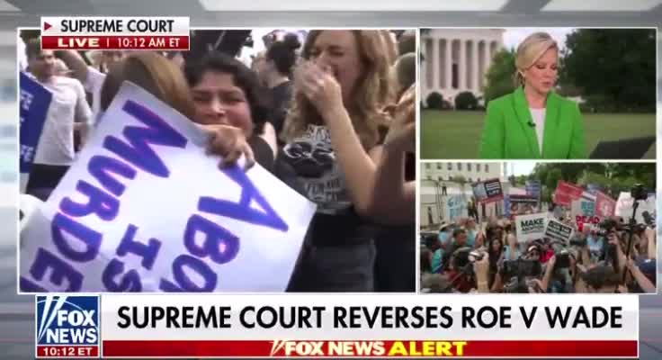 Supreme Court Reverses Roe V. Wade.