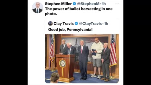 Stephen Miller - Ballot Harvesting