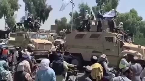 TALIBAN MILITARY PARADE THANKS TO JOEY “BRIBES” BIDEN