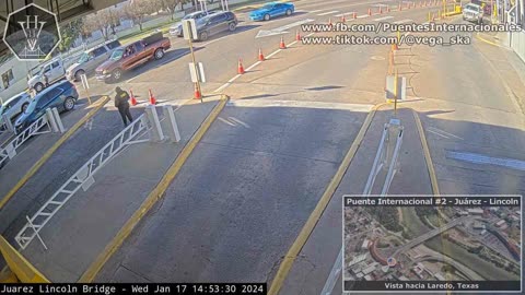 2024-01-17 - Puente Internacional 2 (viendo hacia Laredo, Texas)