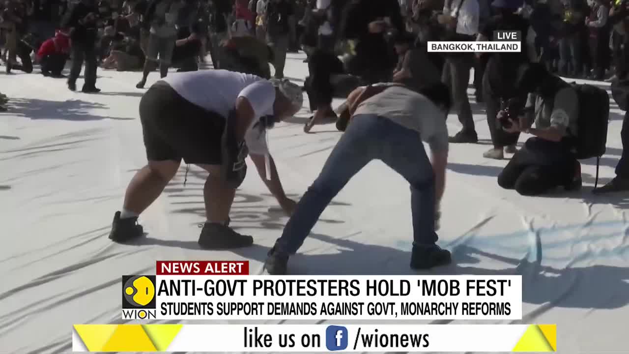 Thailand: Anti-government protesters hold 'Mob fest' | Thailand top news | World News