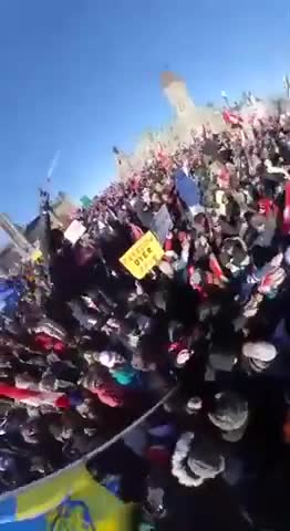 Fringe minority with unacceptable views sing Oh Canada in Ottawa