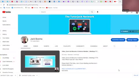 The Jack Bosma YouTube Channel