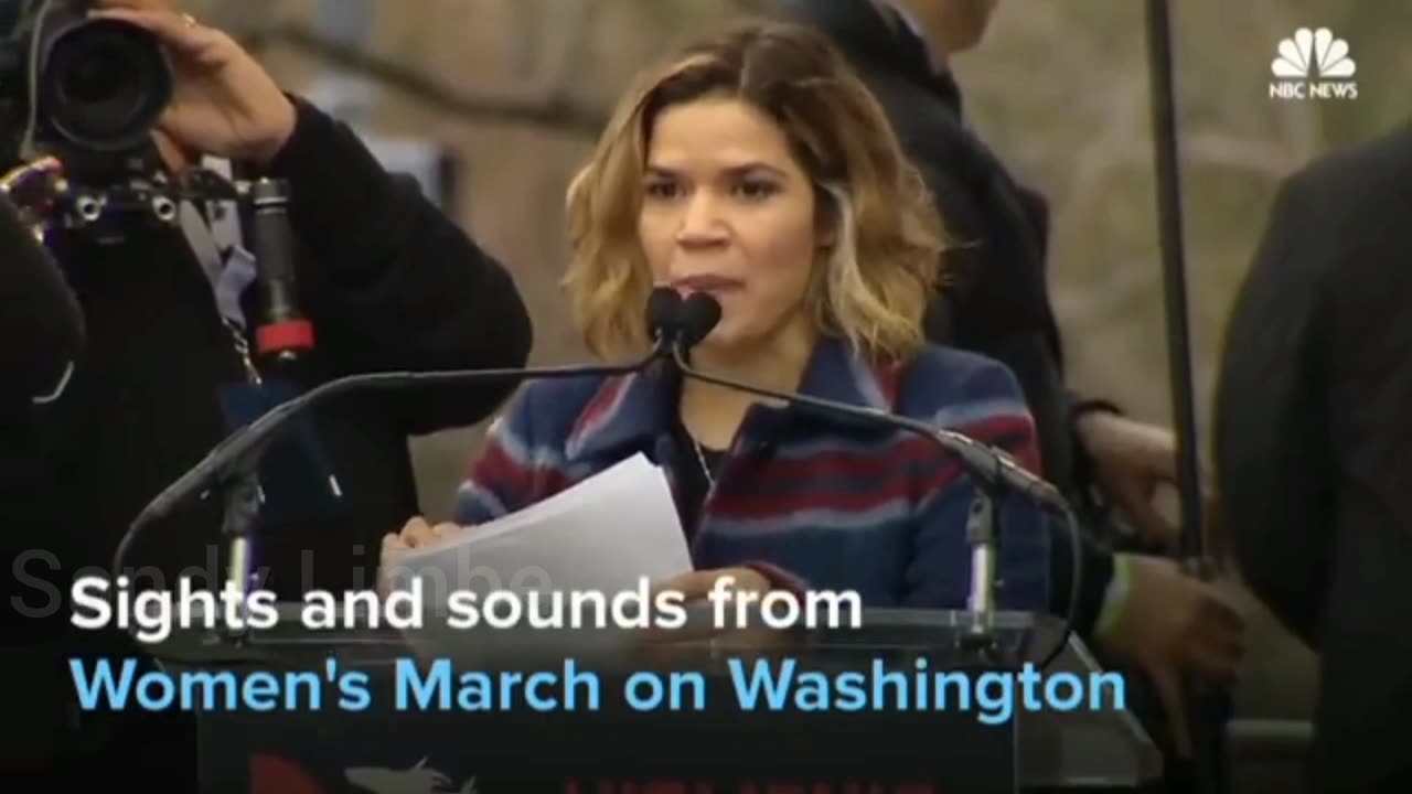 America Ferrera Hard Fall With TRUTH SOCIAL and Rumble