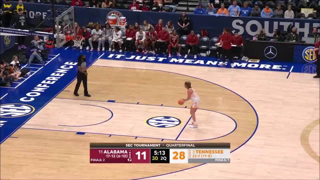 Alabama Coach Gets EJECTED After Getting 2 Technicals In FIRST HALF vs #18 Tennessee! SEC Tournament
