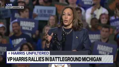 VP Harris Fires Up Voters in Key Battleground Michigan Rally 🔥