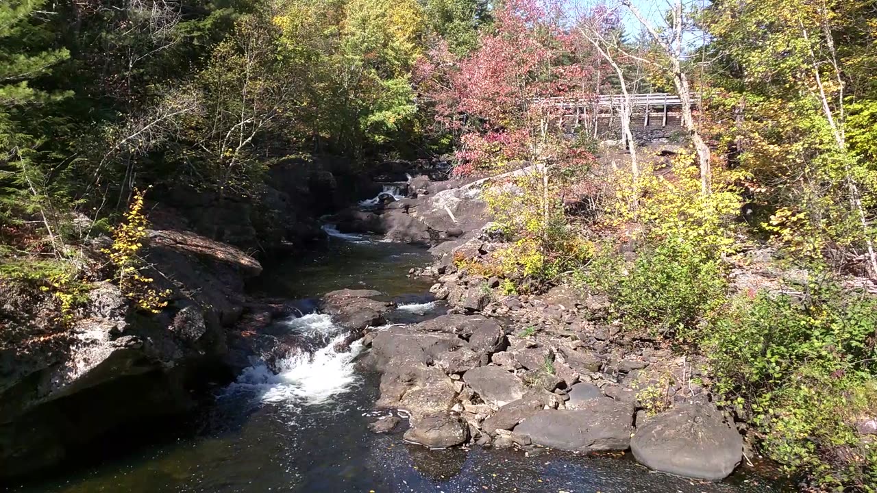 Dam in fall