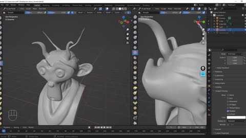 BLENDER - ESCULTURA ejemplo