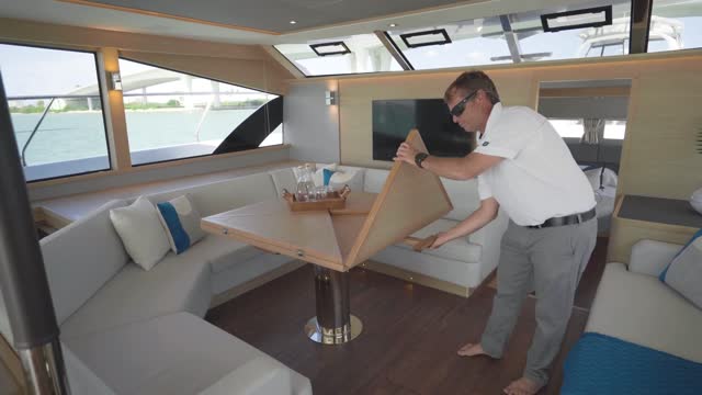 Aquila 54 Full InDepth Walkthrough Yacht Power Catamaran_1080p