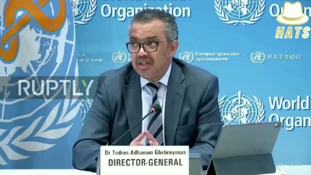 WHO Chief Dr. Tedros talking about killing kids