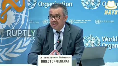 WHO Chief Dr. Tedros talking about killing kids