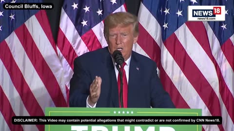 Trump Speech - Trump Targets Joe Biden & Desantis In His Iowa Rally - Donald Trump Latest News