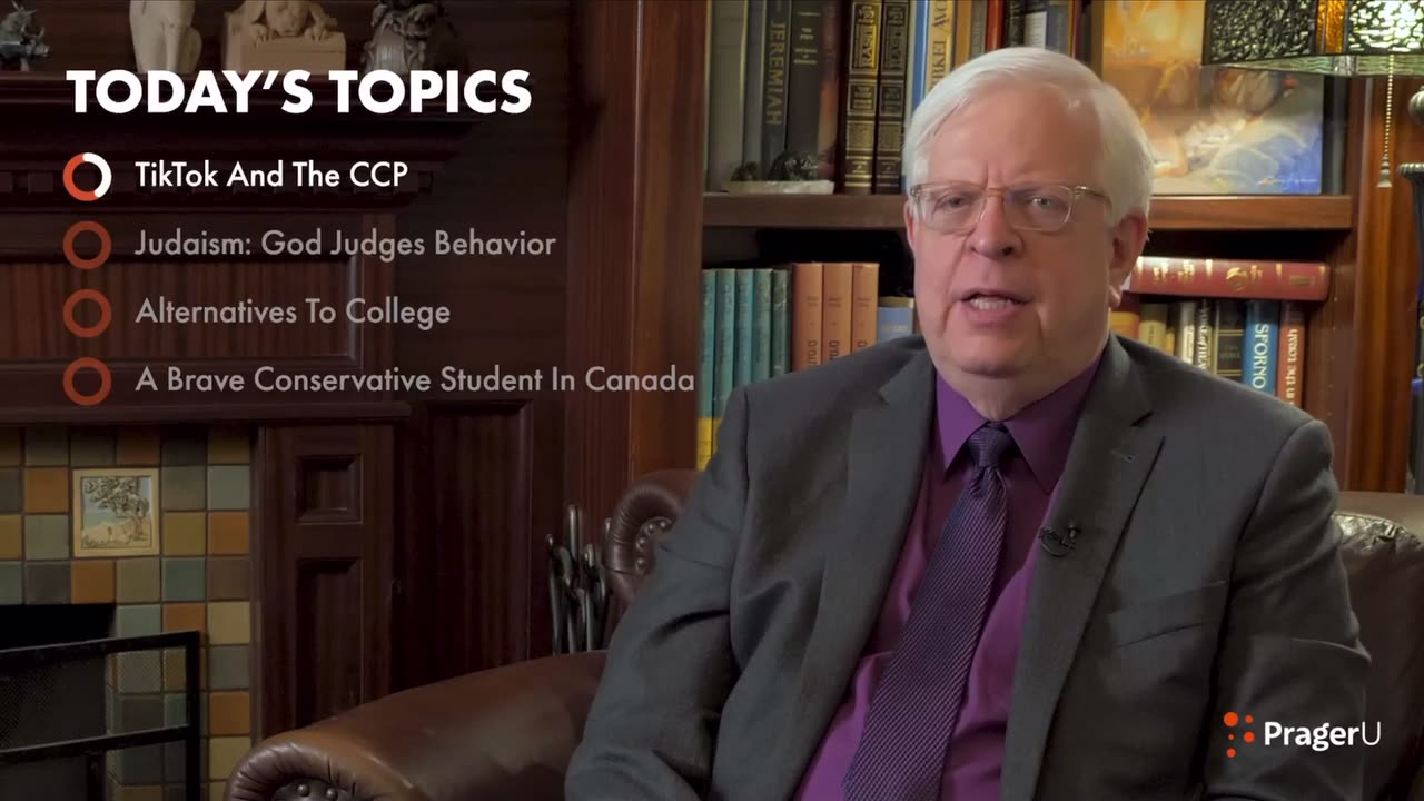 Dennis Prager on TikTok Fireside Chat #276 Link to full episode below 👇👇