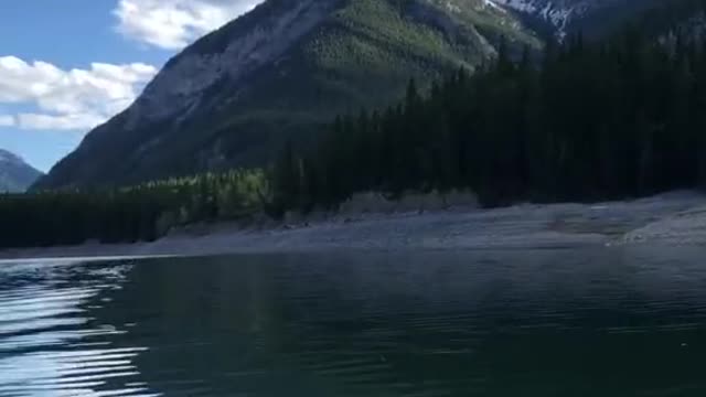 Spring Paddle in Alberta, Canada