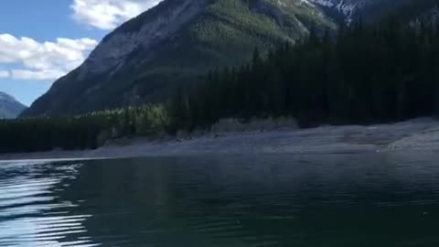 Spring Paddle in Alberta, Canada