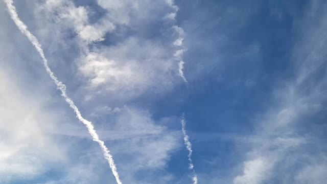 Chemtrails over montana again