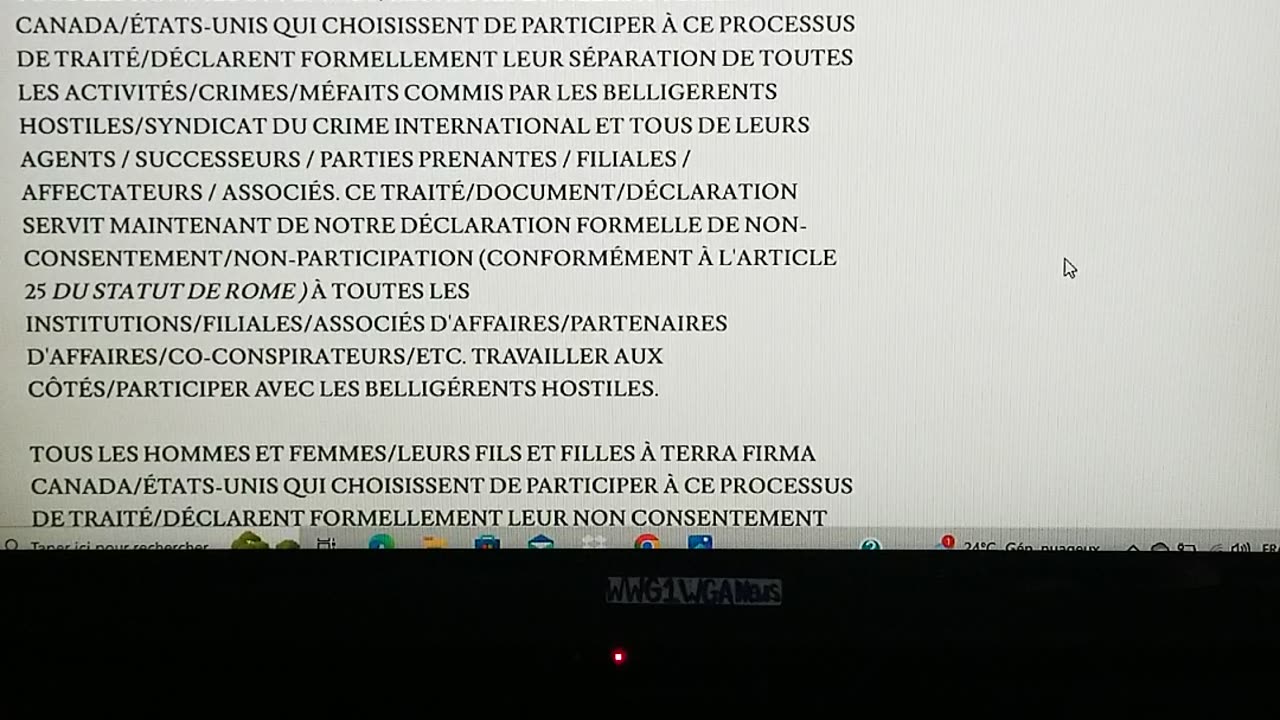 CANADA - TRAITÉ DE PAIX DES GARDIENS DE LA VÉRITÉ - PARTIE 2