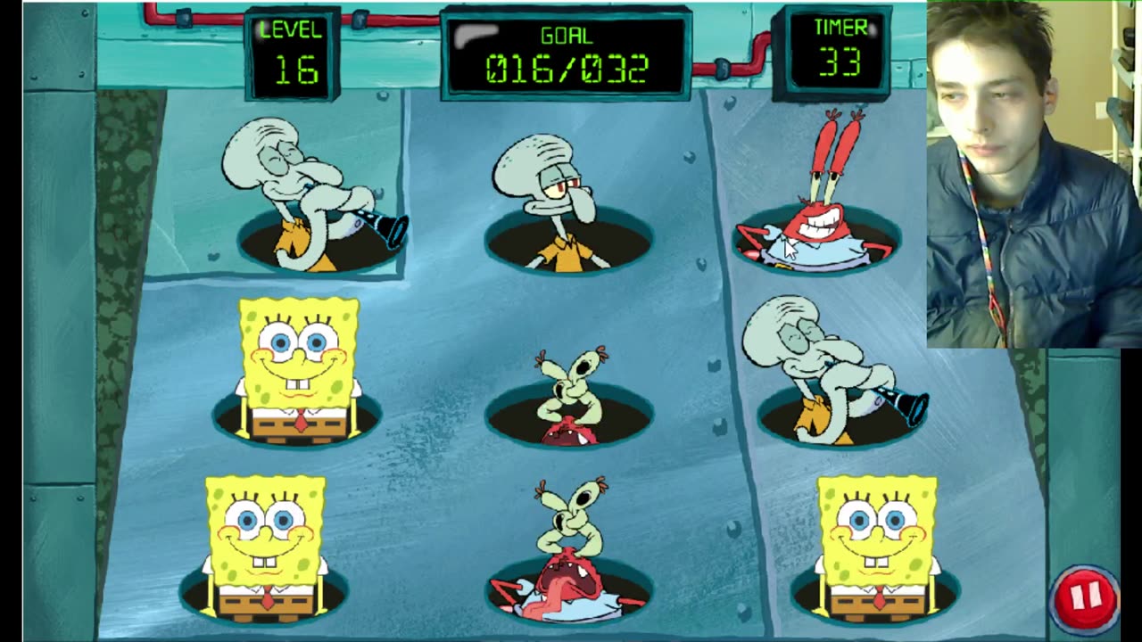 Failed Attempt #54 To Complete Level 16 In Less Than 30 Seconds Of The SpongeBob SquarePants Bikini