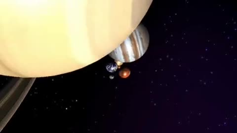 Space travel along planets in the solar system